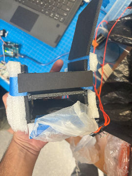 Electronics wiring close-up