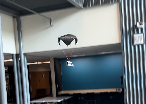 Completed drone with camera rig