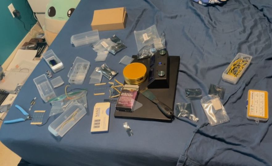 Underlighting detail for name plate