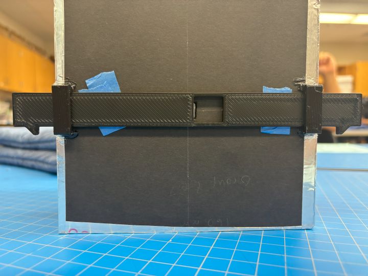 Completed pinhole camera front view