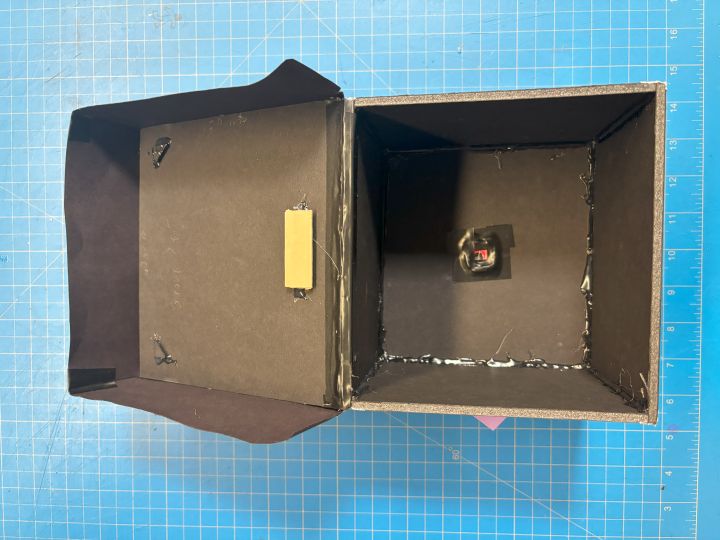 Camera lid hinge detail