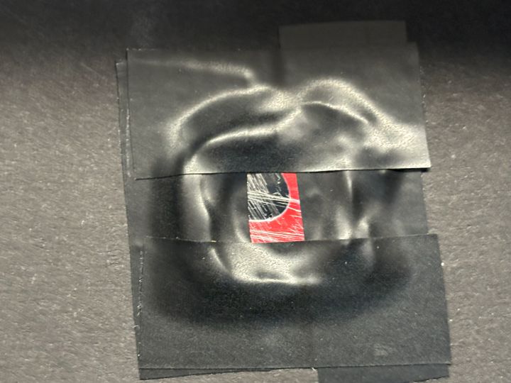 Light-sealing flaps being installed