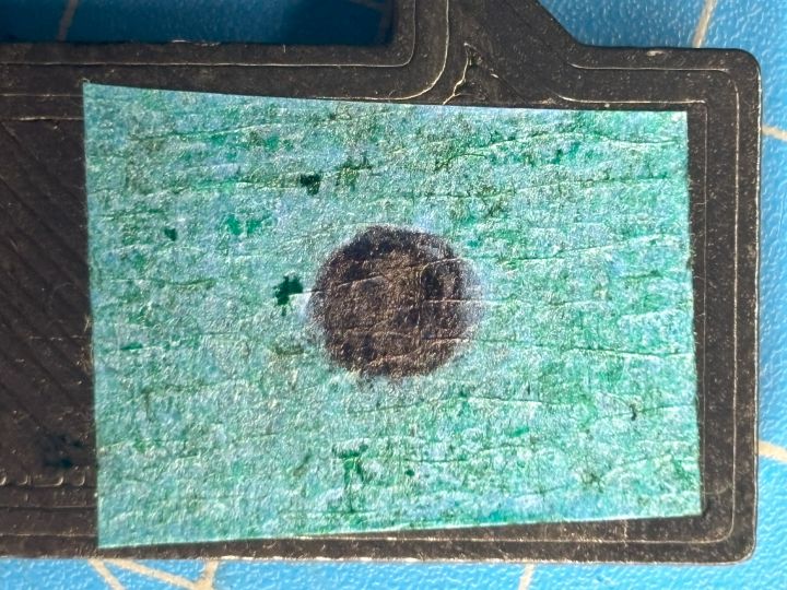 Film holder close-up