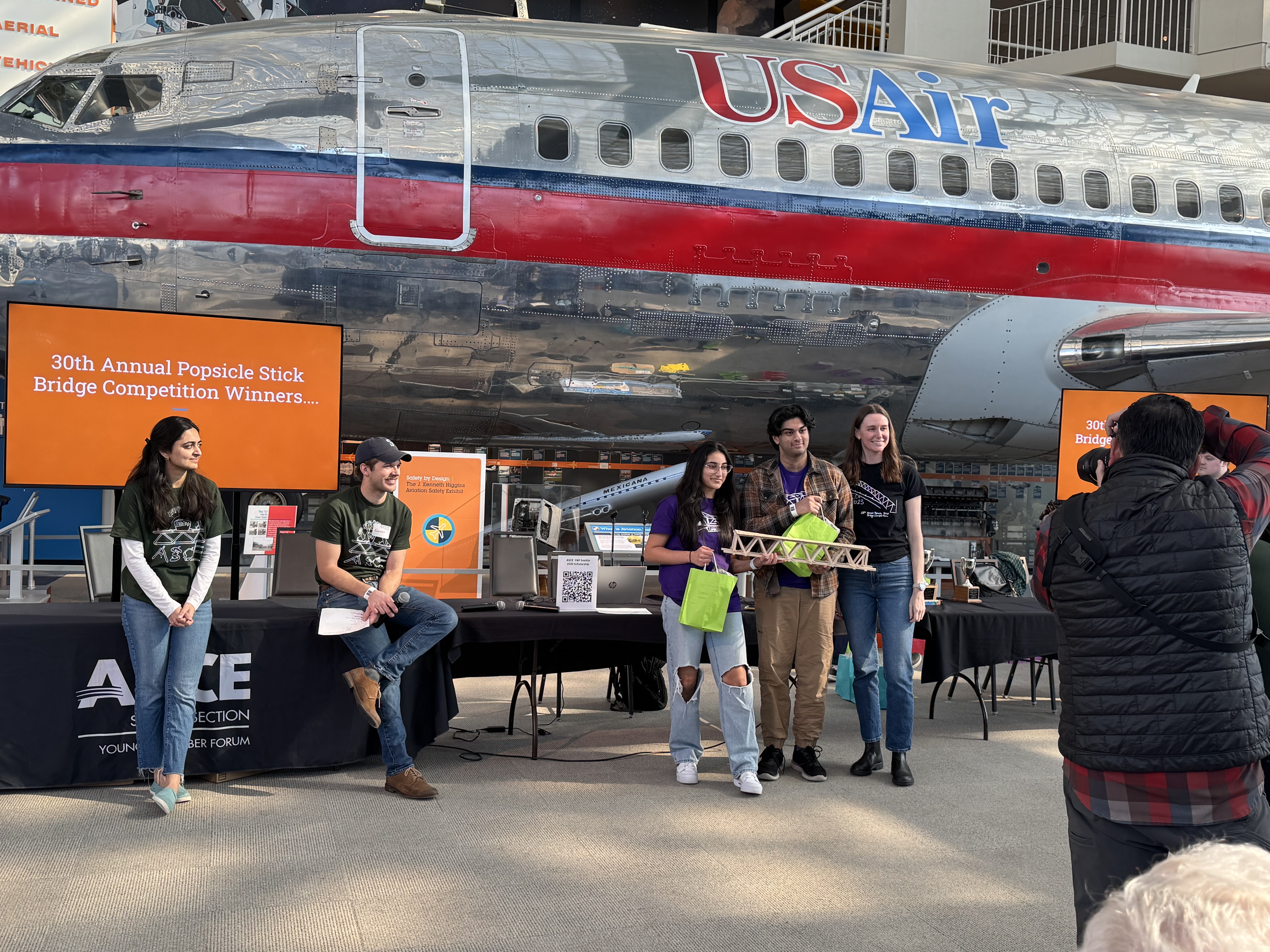 Team receiving efficiency award