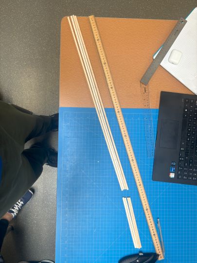 Scaled tower prototype front view